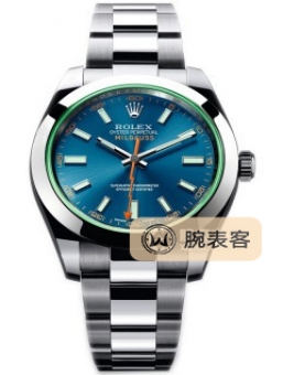 劳力士格磁型m116400gv-0002蓝盘腕表
