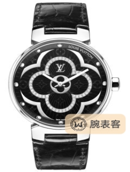 路易·威登TAMBOUR MOONTambour Moon Divine精钢镶钻