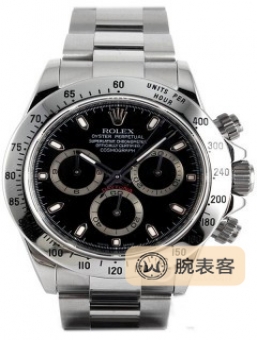 劳力士宇宙计型迪通拿系列116520-78590 黑盘腕表(黑钢迪)