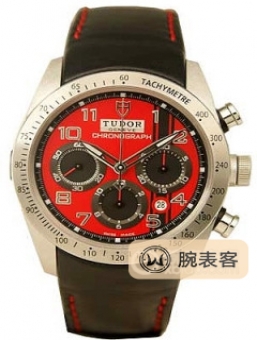 帝舵FASTRIDER42000D-Black leather-red leather lining