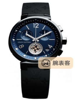 路易·威登TAMBOUR MOONTambour Moon Star女士蓝色计时腕表